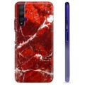 Huawei Nova 5T TPU-Skal - Räd Marmor