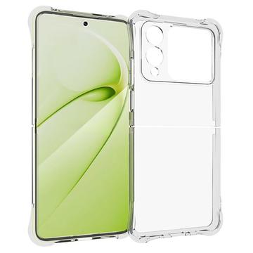 Huawei Nova Flip Stöttåligt TPU-skal - Genomskinligt