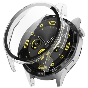 Huawei Watch GT 4 Plastskal med Härdat Glas Skärmskydd - 46mm - Klar