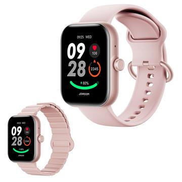 Joyroom JR-FT5 Plus Smartwatch - 1.96" skärm, sportklocka med samtalssvar - Roséguld