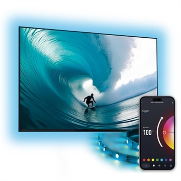 Ksix SmartLED RGB TV-remsa 480lm - 2m