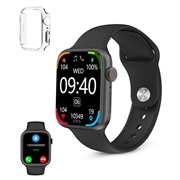 Ksix Urban 4 Mini Vattentät Smartwatch med sport-/hälsolägen - Bluetooth, IP68 (Öppen Förpackning - Bulk Tillfredsställande) - Svart