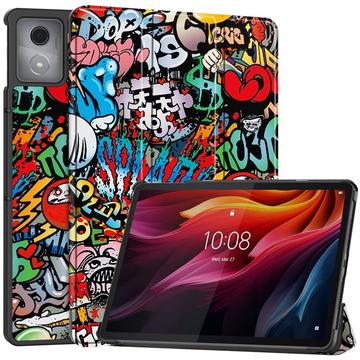 Lenovo Tab K11 Plus Tri-Fold Series Smart Foliofodral - Graffiti