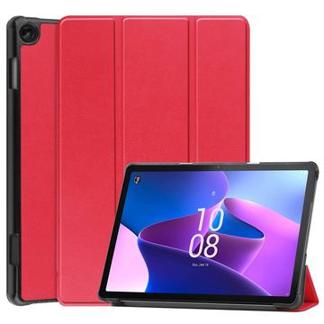 Lenovo Tab M10 Gen 3 Tri-Fold Series Smart Foliofodral - Röd