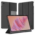 Lenovo Tab Plus Dux Ducis Domo Tri-Fold Smart Foliofodral - Svart