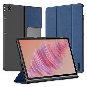 Lenovo Tab Plus Dux Ducis Domo Tri-Fold Smart Foliofodral - Blå