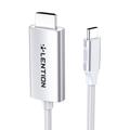 Lention CU707 USB-C till HDMI 2.0-kabel 4K60Hz/1Gbps - 3m - Silver