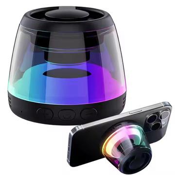 M2 Mini Magnetisk Bluetooth-högtalare med RGB-ljus - Svart