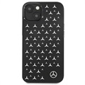 Mercedes-Benz Stars Pattern iPhone 13 Skal - Svart