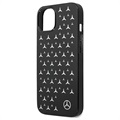 Mercedes-Benz Stars Pattern iPhone 13 Skal - Svart