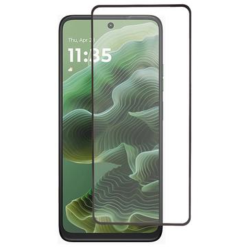 Motorola Moto G35 Heltäckande Härdat Glas Skärmskydd - 9H - Svart Kant