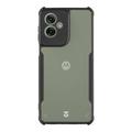 Motorola Moto G55 Tactical Quantum Stealth-Skal med förstärkta hörn - Klar / Svart