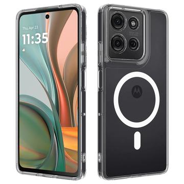 Motorola Moto G75 Hybrid Skal - MagSafe-kompatibelt - Genomskinlig