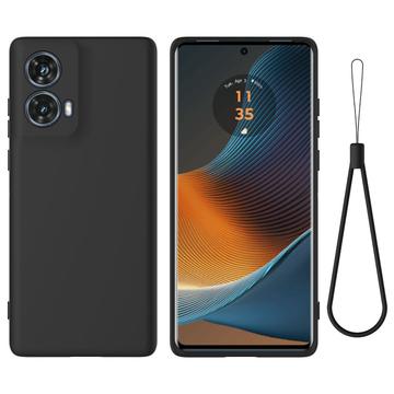 Motorola Moto G85/S50 Neo Liquid Silikonskal - Svart