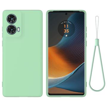 Motorola Moto G85/S50 Neo Liquid Silikonskal - Grön