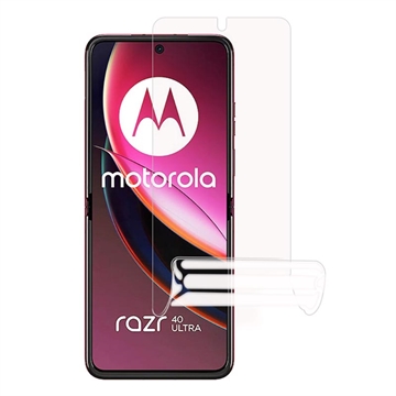 Motorola Razr 40/40 Ultra TPU Skärmskydd - Genomskinlig