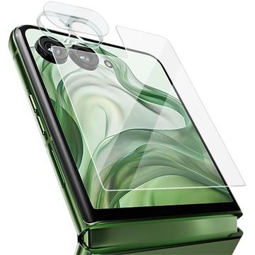 Motorola Razr 50 Ultra Imak Härdat Glas Skyddsset - Klar