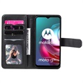 Multi-kort Slot Motorola Moto G10/Moto G30 Plånboksfodral - Svart