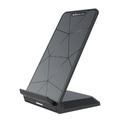 NILLKIN PRO Qi Standard Double Coil Vertical Fast Wireless Charger Stand för iPhone Samsung etc. (Öppen Förpackning - Bulk Tillfredsställande)