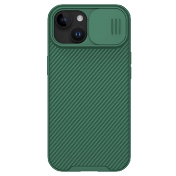 iPhone 15 Nillkin CamShield Pro Hybridskal - Grön