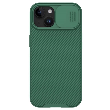 iPhone 15 Plus Nillkin CamShield Pro Hybridskal - Grön