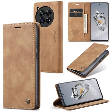 OnePlus 12 Caseme 013 Series Plånboksfodral - Brun