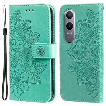 OnePlus Nord CE4 Lite/Oppo K12x Mandala Series Plånboksfodral - Grön