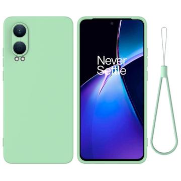 OnePlus Nord CE4 Lite/Oppo K12x Liquid Silikonskal - Grön