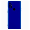 OnePlus Nord N10 5G Gummerat Plastskal - Blå