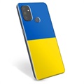 OnePlus Nord N100 TPU-Skal Ukrainska Flaggan - Gul och ljusblå