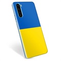 OnePlus Nord TPU-Skal Ukrainska Flaggan - Gul och ljusblå