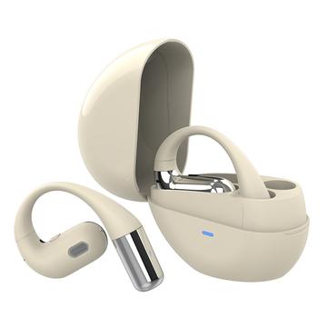 Bluetooth-hörlurar med öppna öron och brusreducering F15 - Beige