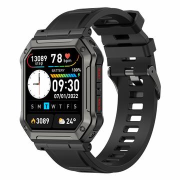 Outdoor Sports IP68 Vattentät Smartwatch - 1.91" - Svart