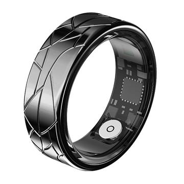 PX02 Crack Design Multifunktionell smart ring med fotokontroll - Storlek: 20.7mm