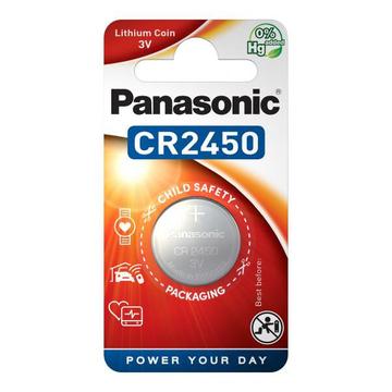 Panasonic CR2450 litiumbatteri med knappcell - 3V