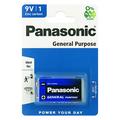Panasonic 6F22/9V zink-kol-batteri för allmänna ändamål