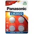 Panasonic Mini CR2032 Batteri 3V - 4 St.