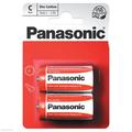 Panasonic R14/C Zink-kol-batteri - 2st. - 1.5V