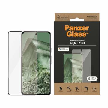 Google Pixel 8 PanzerGlass Ultra-Wide Fit Skärmskydd - 9H - Svart Kant