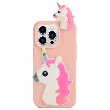 3D Cartoon iPhone 14 Pro Max TPU-skal