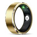 R5 Smart ring i aluminiumlegering med laddningsfodral - Storlek: 8/18.2mm - Guld