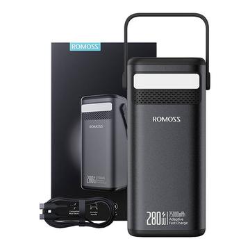 Romoss PMT75-DC Power Bank 75000mAh - 280W/240Wh - Svart