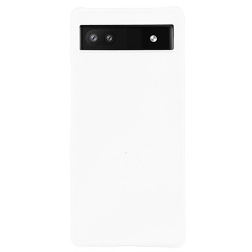 Google Pixel 6a Gummerat Plastskal - Vit