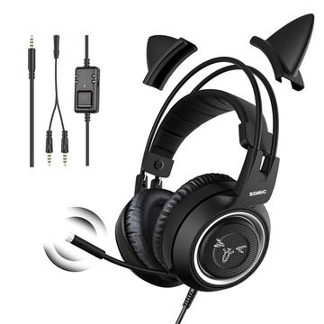 SOMIC G951S E-Sports Gaming-hörlurar 3.5mm trådbundet över-örat-headset