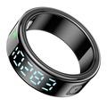 SR08 Smart Ring med digital display - Storlek: 18.2mm - Svart