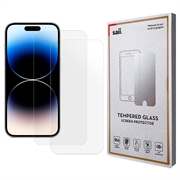 iPhone 15 Pro Saii Premium Härdat Glas Skärmskydd - 9H - 2 St.