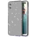 Samsung Galaxy A05 Stylish Glitter Series TPU-skal - Genomskinlig Svart