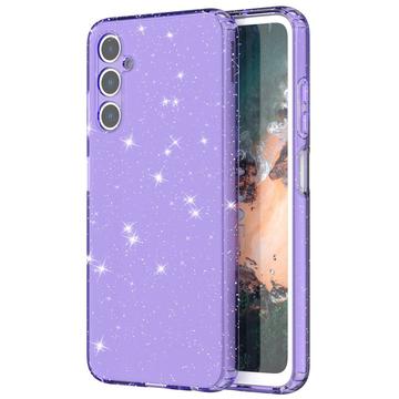 Samsung Galaxy A05s Stylish Glitter Series TPU-skal - Genomskinlig Lila