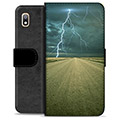 Samsung Galaxy A10 Premium Plånboksfodral - Storm