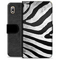 Samsung Galaxy A10 Premium Plånboksfodral - Zebra